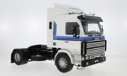 Scania 143 Topline 1987 White - 1:18